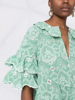 ( Neue Saison ) Maje Minikleid Mit Paisleymuster H017 LIGHT GREEN 10 ( Neue Saison ) Maje Minikleid Mit Paisleymuster H017 LIGHT GREEN -Maje Verkäufe 2024 18032847 38223618 600