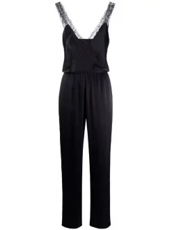 ( Neue Saison ) Maje Klassischer Jumpsuit Black