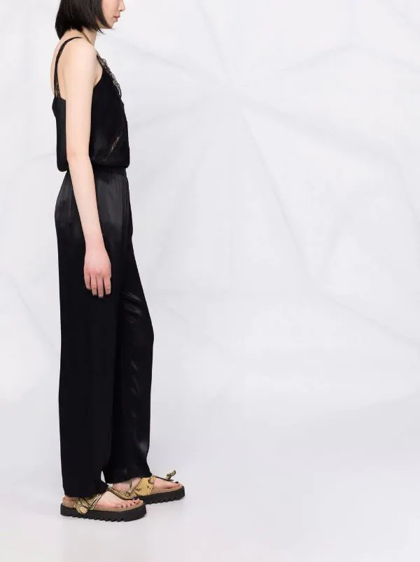 ( Neue Saison ) Maje Klassischer Jumpsuit Black 6 ( Neue Saison ) Maje Klassischer Jumpsuit Black - Image 4