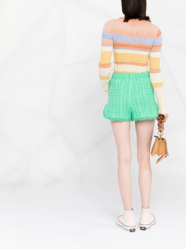 ( Neue Saison ) Maje Tweed-Shorts Mit Hohem Bund Damen 6 ( Neue Saison ) Maje Tweed-Shorts Mit Hohem Bund Damen - Image 4