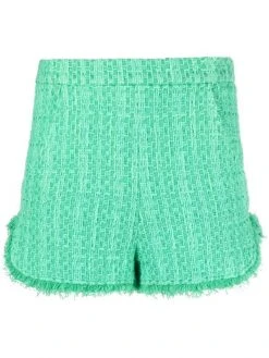 ( Neue Saison ) Maje Tweed-Shorts Mit Hohem Bund Damen
