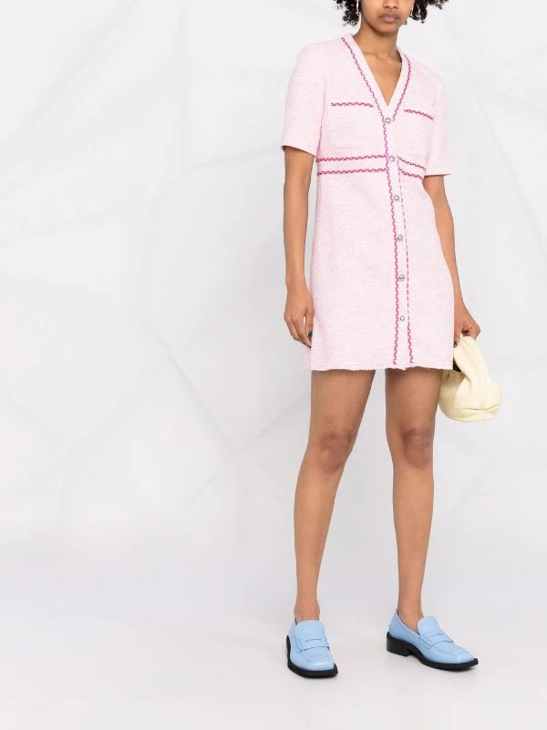 ( Neue Saison ) Maje ROSE Rirose Minikleid Damen 4 ( Neue Saison ) Maje ROSE Rirose Minikleid Damen - Image 2