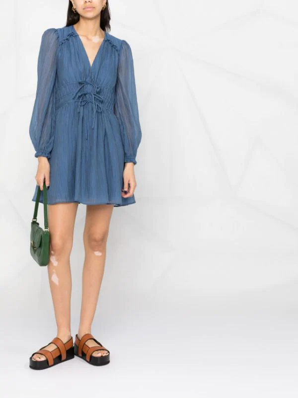 ( Neue Saison ) Maje Kleid Mit Empire-Schnitt Damen 4 ( Neue Saison ) Maje Kleid Mit Empire-Schnitt Damen - Image 2