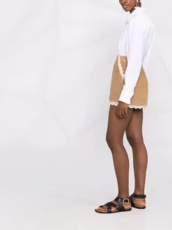 ( Neue Saison ) Maje Bestickter Minirock CAMEL 11 ( Neue Saison ) Maje Bestickter Minirock CAMEL -Maje Verkäufe 2024 18034073 38231998 600