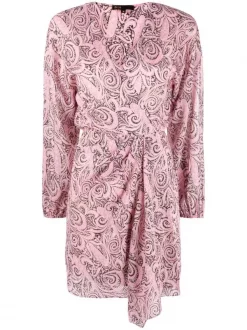 ( Neue Saison ) Maje Kleid Mit Paisley-Print Damen