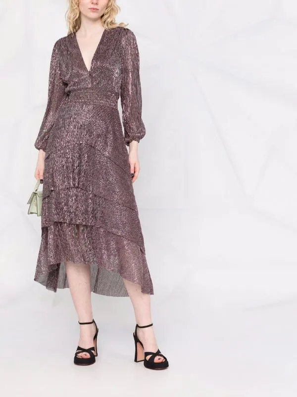 ( Neue Saison ) Maje Kleid Mit Falten Damen 4 ( Neue Saison ) Maje Kleid Mit Falten Damen - Image 2