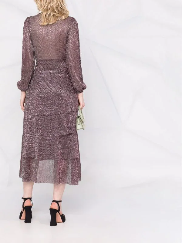 ( Neue Saison ) Maje Kleid Mit Falten Damen 6 ( Neue Saison ) Maje Kleid Mit Falten Damen - Image 4