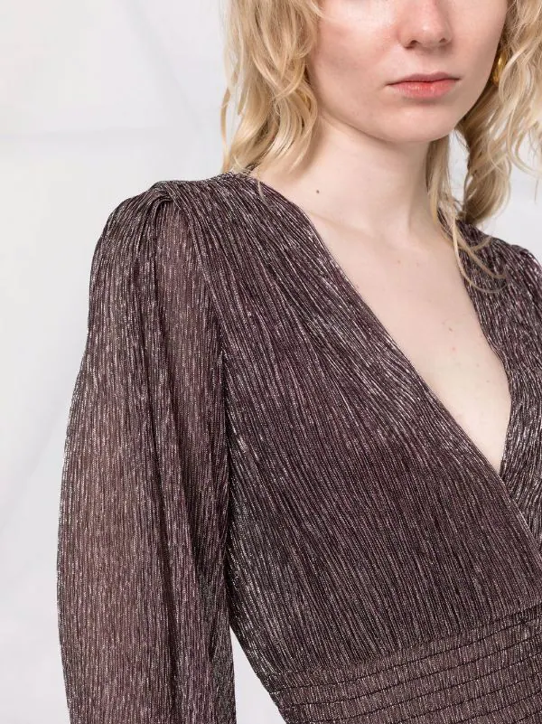 ( Neue Saison ) Maje Kleid Mit Falten Damen 5 ( Neue Saison ) Maje Kleid Mit Falten Damen - Image 3