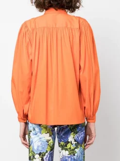 ( Neue Saison ) Maje 0152 Orange Klassisches Hemd Damen -Maje Verkäufe 2024 18034092 38975416 600