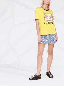 ( Positively Conscious ) Maje Yellow X Sailor Moon T-Shirt Mit Grafischem Print Damen -Maje Verkäufe 2024 18034096 38255436 600