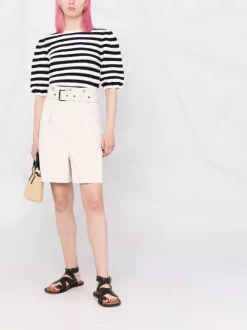 ( Neue Saison ) Maje Marigna Top NAVY / ECRU -Maje Verkäufe 2024 18034097 38221516 600