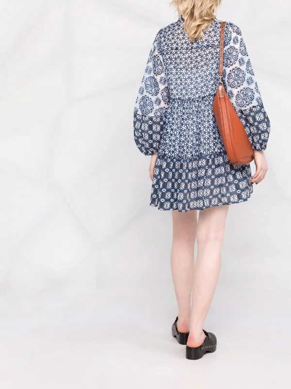 ( Neue Saison ) Maje Kleid Mit Print Damen 6 ( Neue Saison ) Maje Kleid Mit Print Damen - Image 4