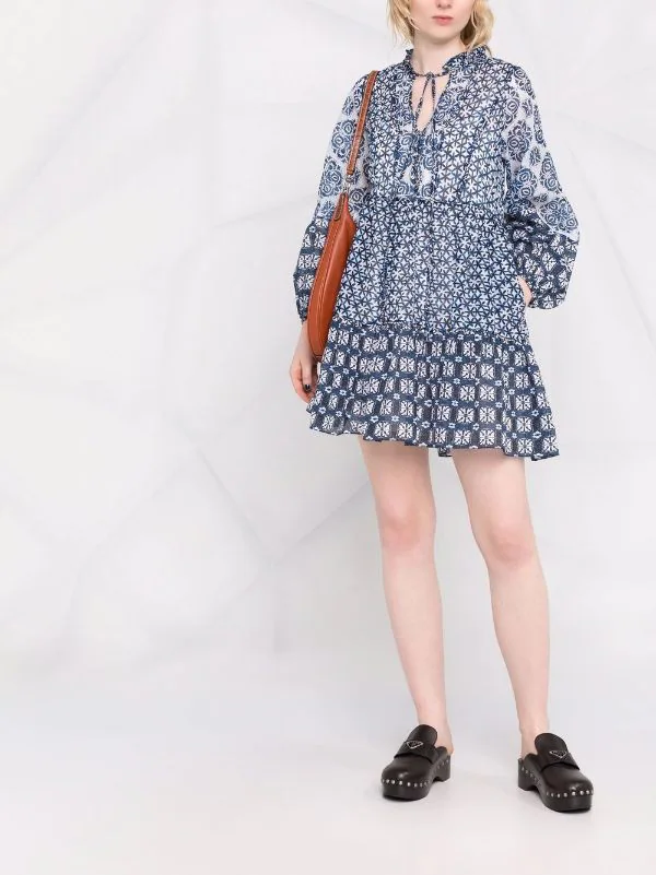 ( Neue Saison ) Maje Kleid Mit Print Damen 4 ( Neue Saison ) Maje Kleid Mit Print Damen - Image 2