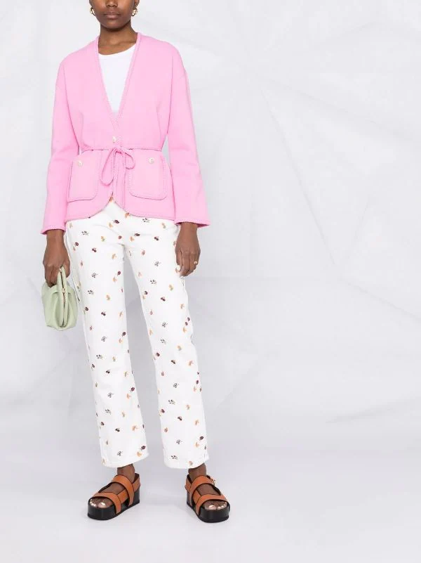 ( Neue Saison ) Maje 0183 PINK Madene Cardigan Damen 4 ( Neue Saison ) Maje 0183 PINK Madene Cardigan Damen - Image 2