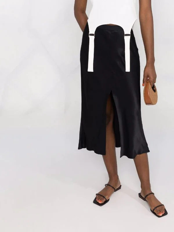 ( Permanente Kollektion ) Maje Rock Mit Schlitz Black 7 ( Permanente Kollektion ) Maje Rock Mit Schlitz Black - Image 5