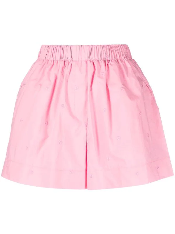 ( Neue Saison ) Maje Bestickte Shorts Pink 3 ( Neue Saison ) Maje Bestickte Shorts Pink