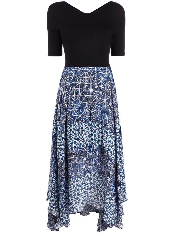 ( Neue Saison ) Maje INDIGO Kleid Mit Print Damen 3 ( Neue Saison ) Maje INDIGO Kleid Mit Print Damen