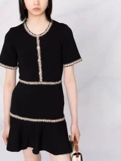 ( Neue Saison ) Maje Verziertes Minikleid Black -Maje Verkäufe 2024 18034120 38196169 600