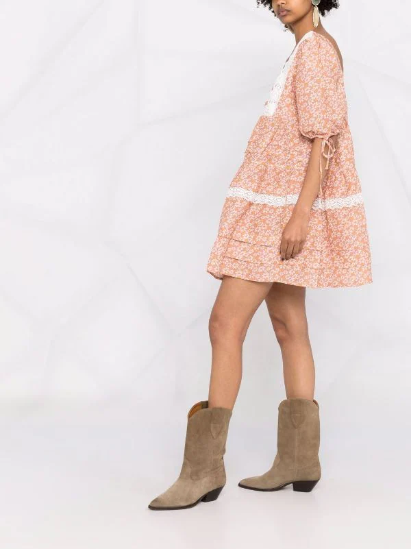 ( Neue Saison ) Maje Kleid Mit Print Damen 6 ( Neue Saison ) Maje Kleid Mit Print Damen - Image 4