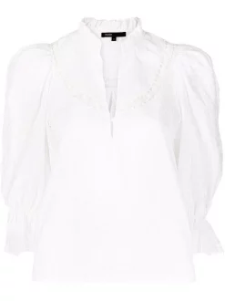 ( Neue Saison ) Maje Blumige Bluse 10 WHITE