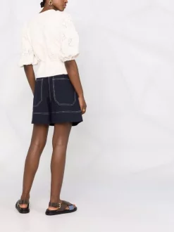 ( Neue Saison ) Maje Ecru Oberteil Mit Pailletten Damen -Maje Verkäufe 2024 18034132 38209777 600