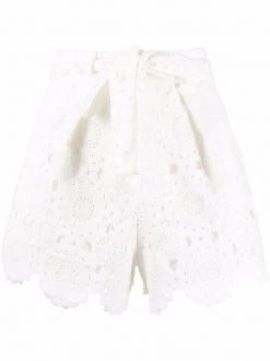 ( Neue Saison ) Maje Shorts Mit Spitze Damen