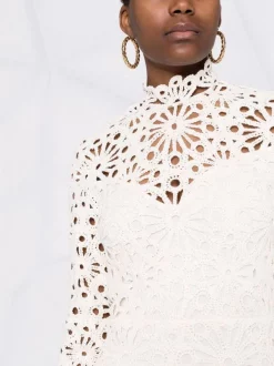 Maje Kleid Mit Lochstickerei Ecru 10 Maje Kleid Mit Lochstickerei Ecru -Maje Verkäufe 2024 18034137 38211834 600