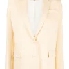 ( Neue Saison ) Maje PALE YELLOW Einreihiger Blazer Damen -Maje Verkäufe 2024 18034138 43b03915 d344 4975 8b0e 5573a898891f 600