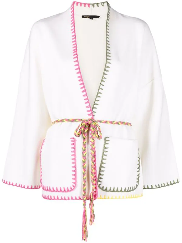 ( Neue Saison ) Maje Cardigan Mit Bindegürtel Damen 3 ( Neue Saison ) Maje Cardigan Mit Bindegürtel Damen