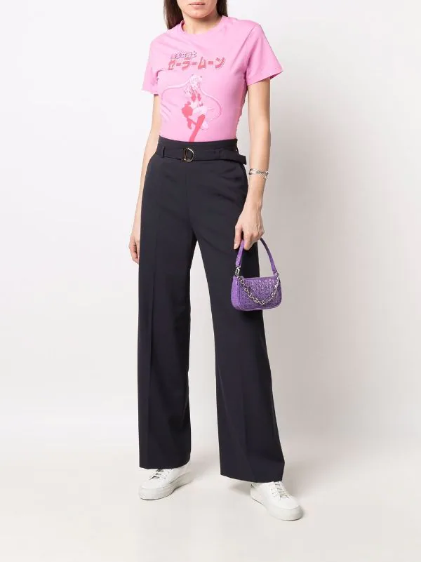 Maje X Sailor Moon T-Shirt Mit Grafischem Print Damen 4 Maje X Sailor Moon T-Shirt Mit Grafischem Print Damen - Image 2