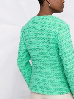 ( Neue Saison ) Maje Green Tweed-Jacke Damen 12 ( Neue Saison ) Maje Green Tweed-Jacke Damen -Maje Verkäufe 2024 18034143 38211918 600