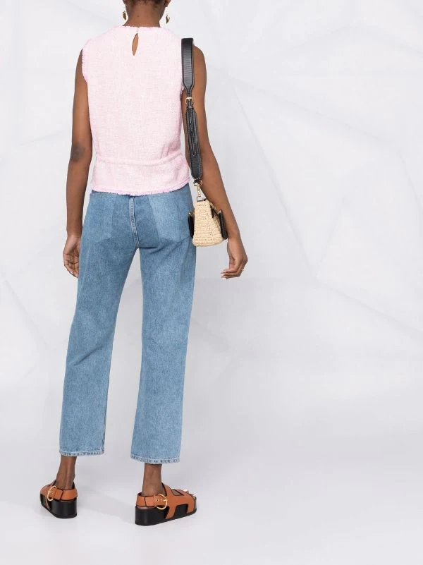 ( Neue Saison ) Maje Pink Lirosa Top Damen 6 ( Neue Saison ) Maje Pink Lirosa Top Damen - Image 4