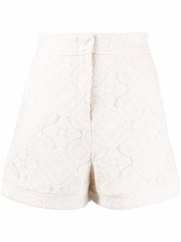 ( Neue Saison ) Maje Shorts Mit Spitze Damen 3 ( Neue Saison ) Maje Shorts Mit Spitze Damen