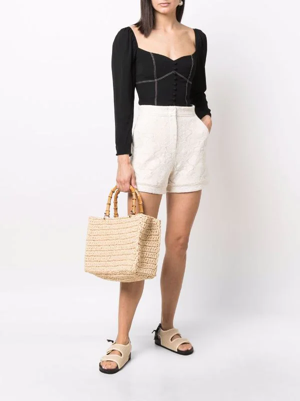 ( Neue Saison ) Maje Shorts Mit Spitze Damen 4 ( Neue Saison ) Maje Shorts Mit Spitze Damen - Image 2