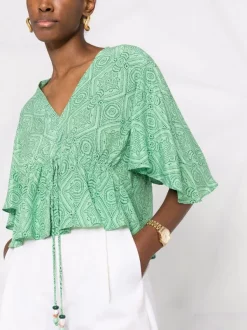 ( Neue Saison ) Maje Top Mit Print Damen -Maje Verkäufe 2024 18034161 38211239 600