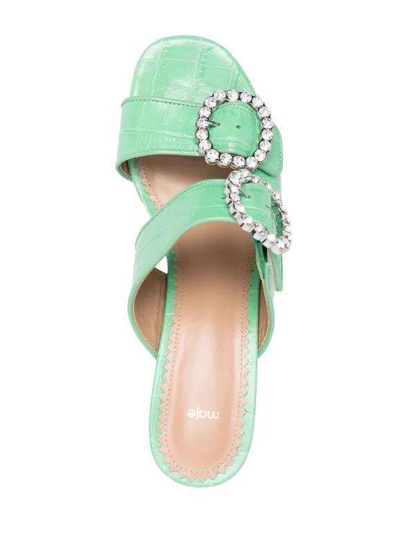 ( Neue Saison ) Maje Sandalen Mit Kroko-Effekt JADE 6 ( Neue Saison ) Maje Sandalen Mit Kroko-Effekt JADE - Image 4