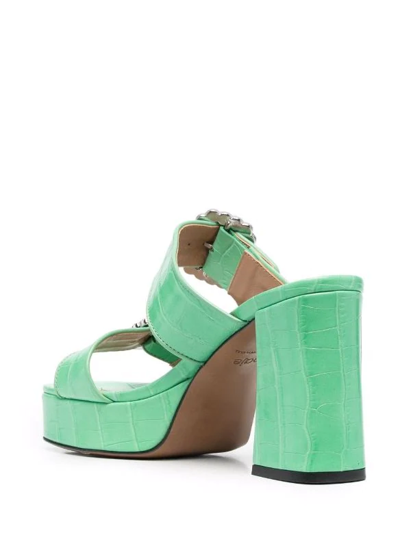 ( Neue Saison ) Maje Sandalen Mit Kroko-Effekt JADE 5 ( Neue Saison ) Maje Sandalen Mit Kroko-Effekt JADE - Image 3