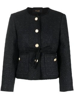 ( Positively Conscious ) Maje Schmale Tweed-Jacke Damen
