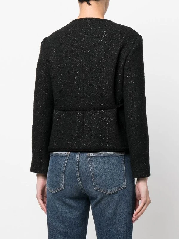 ( Positively Conscious ) Maje Schmale Tweed-Jacke Damen 6 ( Positively Conscious ) Maje Schmale Tweed-Jacke Damen - Image 4