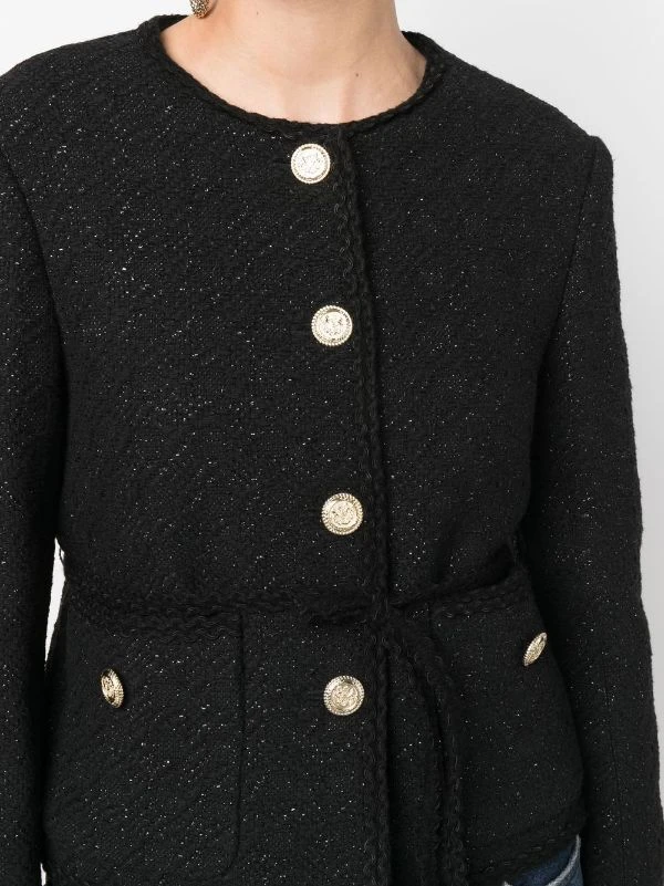 ( Positively Conscious ) Maje Schmale Tweed-Jacke Damen 7 ( Positively Conscious ) Maje Schmale Tweed-Jacke Damen - Image 5