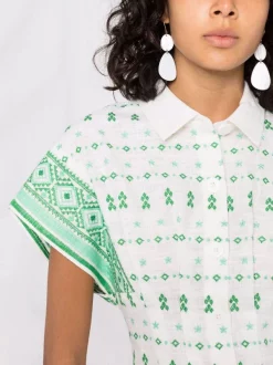 ( Neue Saison ) Maje Ecru / Green Besticktes Kleid Damen 12 ( Neue Saison ) Maje Ecru / Green Besticktes Kleid Damen -Maje Verkäufe 2024 18034177 38209803 600