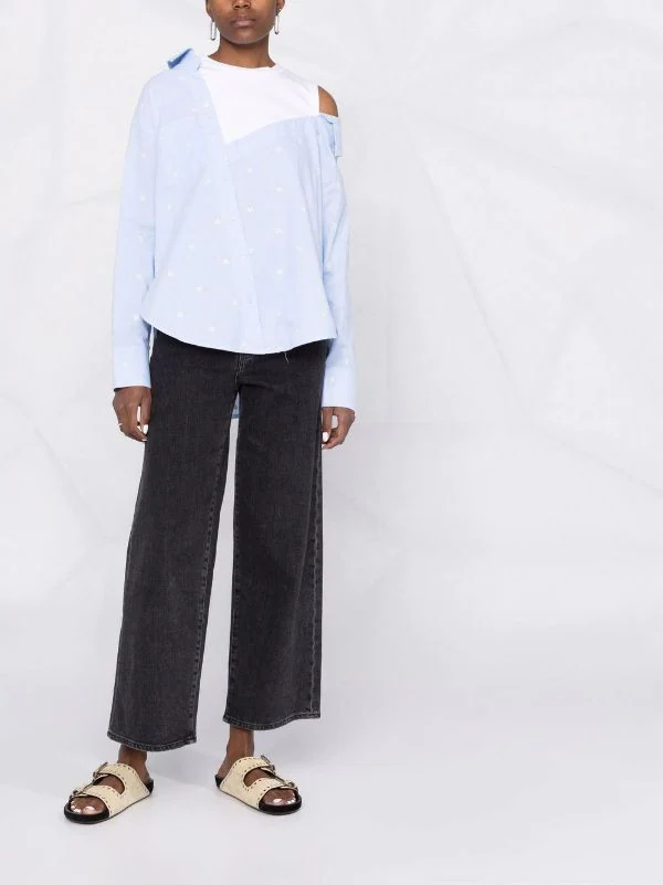 ( Neue Saison ) Maje Schulterfreies Hemd Damen 4 ( Neue Saison ) Maje Schulterfreies Hemd Damen - Image 2