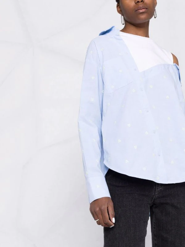 ( Neue Saison ) Maje Schulterfreies Hemd Damen 6 ( Neue Saison ) Maje Schulterfreies Hemd Damen - Image 4