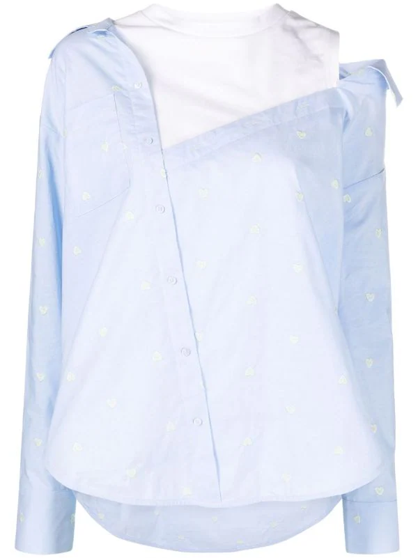 ( Neue Saison ) Maje Schulterfreies Hemd Damen 3 ( Neue Saison ) Maje Schulterfreies Hemd Damen