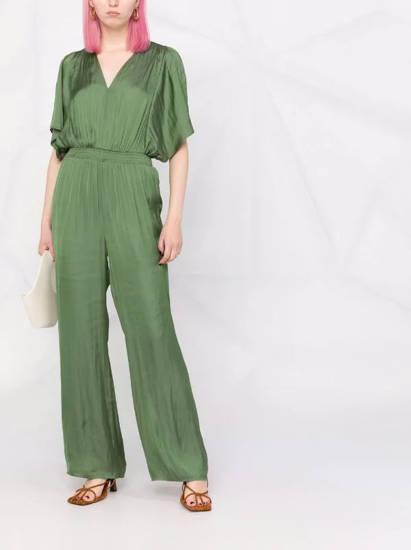 ( Neue Saison ) Maje Jumpsuit Mit V-Ausschnitt Damen 4 ( Neue Saison ) Maje Jumpsuit Mit V-Ausschnitt Damen - Image 2