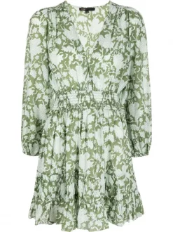 ( Neue Saison ) Maje Kleid Mit Blumen-Print Damen