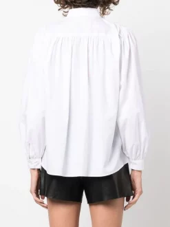 ( Neue Saison ) Maje Cigale Hemd Mit Puffärmeln BLANC -Maje Verkäufe 2024 18045238 39849065 600