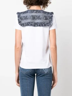 ( Neue Saison ) Maje BLANC Tipel T-Shirt Damen -Maje Verkäufe 2024 18121870 39846385 600