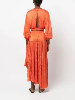 Maje Langärmelige Cropped-Bluse Orange 10 Maje Langärmelige Cropped-Bluse Orange -Maje Verkäufe 2024 18353579 39768766 600