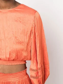 Maje Langärmelige Cropped-Bluse Orange 11 Maje Langärmelige Cropped-Bluse Orange -Maje Verkäufe 2024 18353579 39769665 600